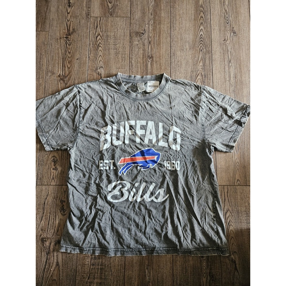 Buffalo Bill's Gameday Couture T-shirt Gray Size XL